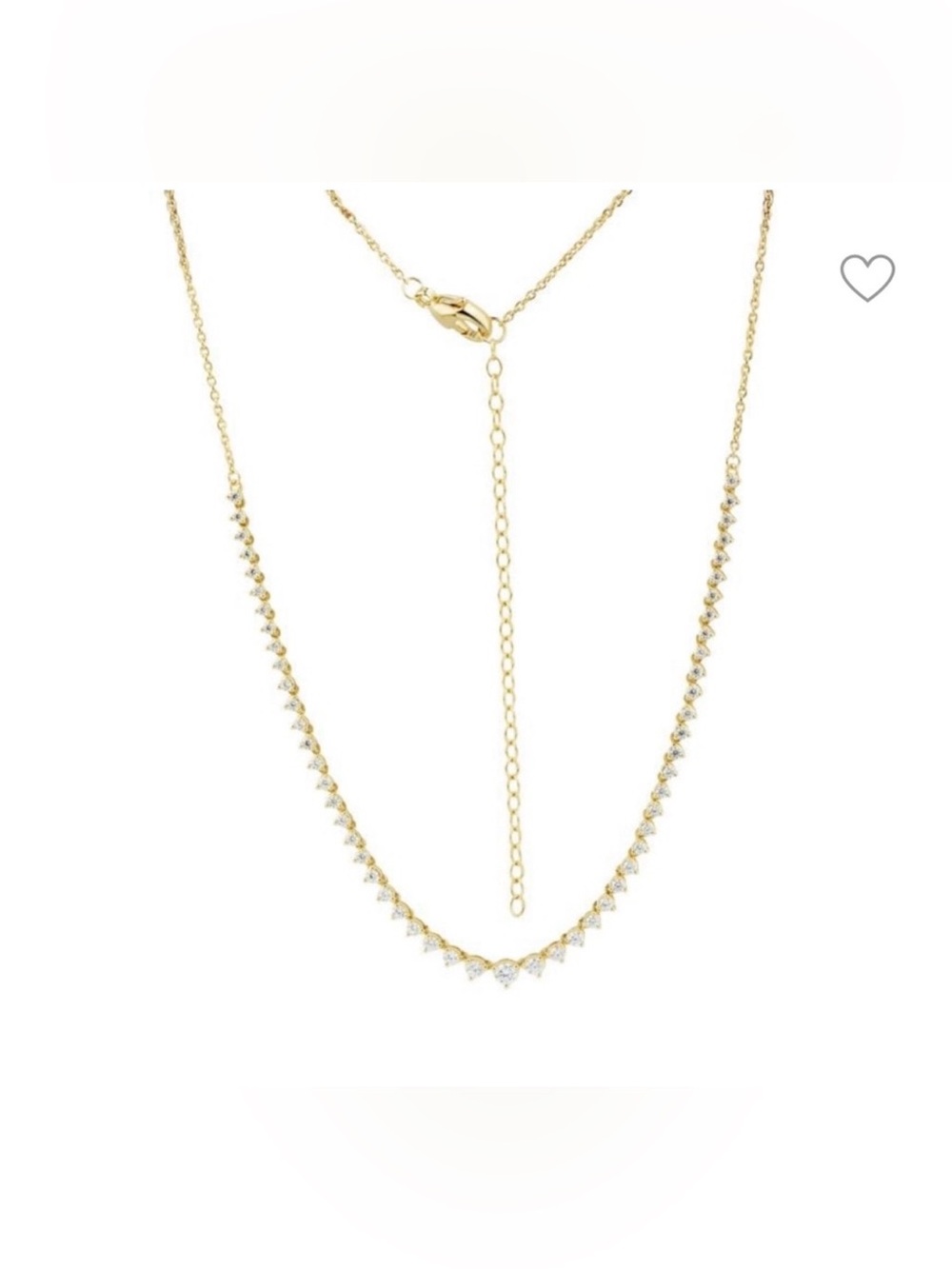 Saks Off 5th Diamond Tennis Necklace